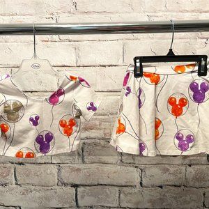 Spoiled and Flashy Hand Made Mickey Mouse Halloween Short Sleeved 2 Piece
